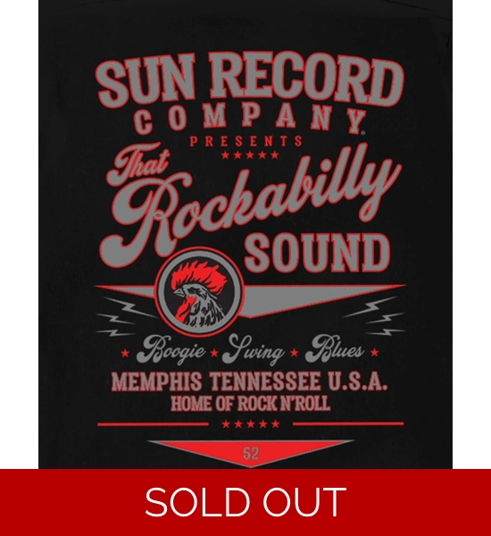 T-Shirt. Sun Records, Rockabilly Sound from Steady. UK P&P Included